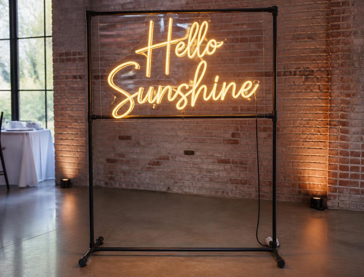 Neon Sign Floor Stand