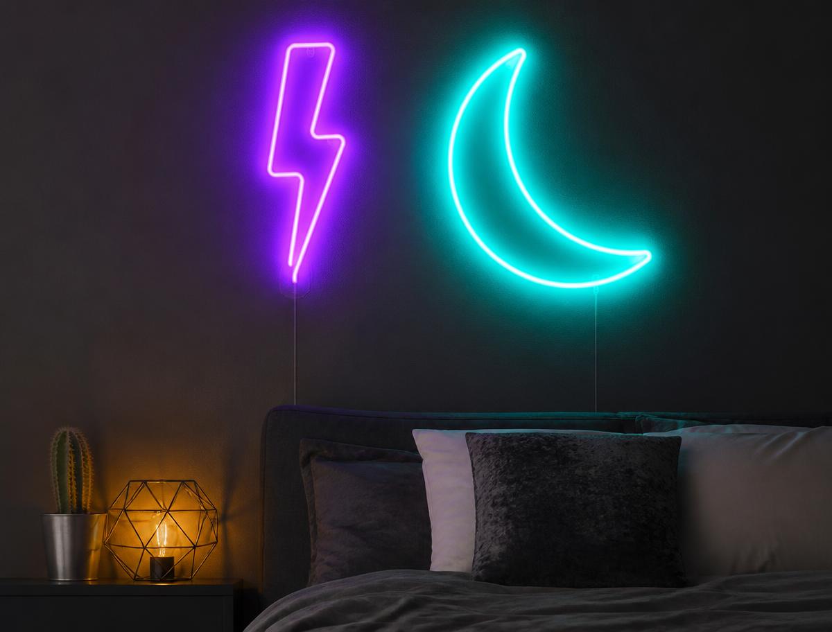 Neon Wall Art & Shapes installed by Halo Sign Co.